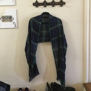 Lightweight Ralph Lauren Tartan Scarf/Wrap